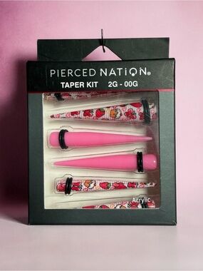 Pierced Nation Cupcake 2 Gauge to 00 Gauge Acrylic Taper Kit